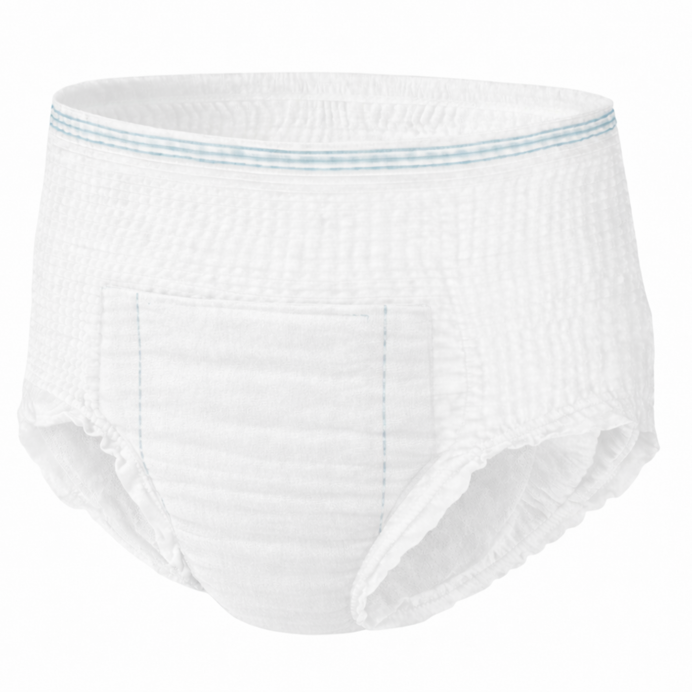white pull on disposable underwear